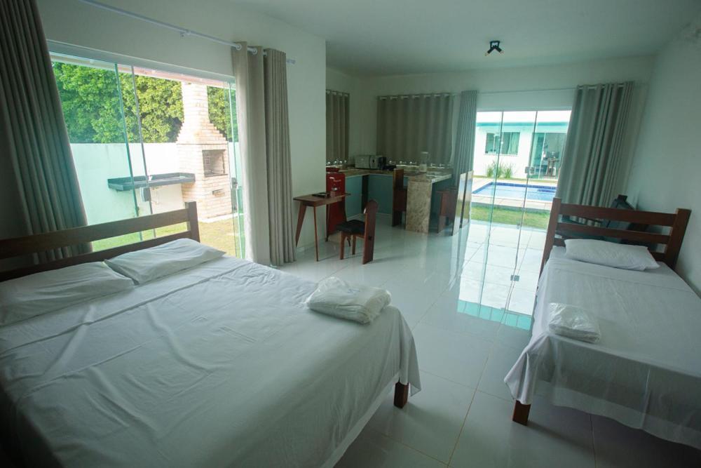 Hotel Chale Com Jacuzzi E Vista Para E Piscina Touros Exterior foto